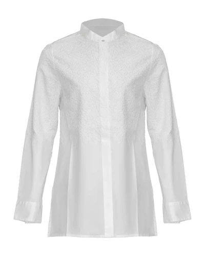 Embroidered Front Blouse