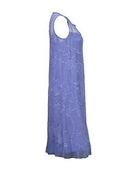 Embroidered Mesh Dress