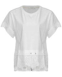 Lace Trim Tee Shirt