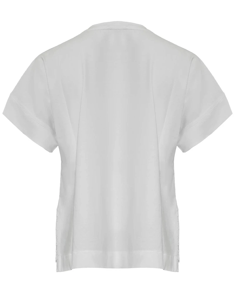 Lace Trim Tee Shirt