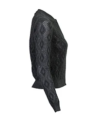Novelty Knit Crop Cardigan