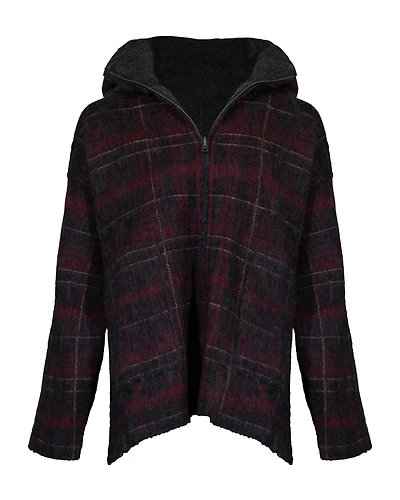 Reversible Knit Coat