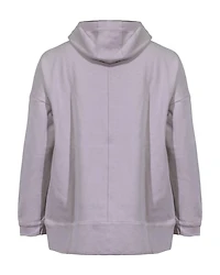 Zip-Snap Hoodie Jacket