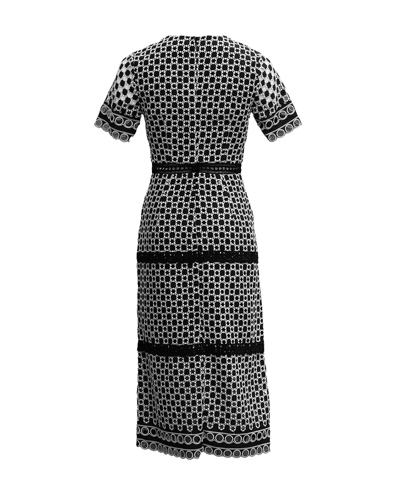 Broderie Shortsleeve Dress