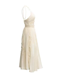 Mid-Driff Cut Out Dress