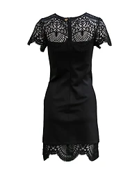 Lace Sheath Scalloped Dress