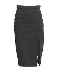 Ponte Side Slit Skirt