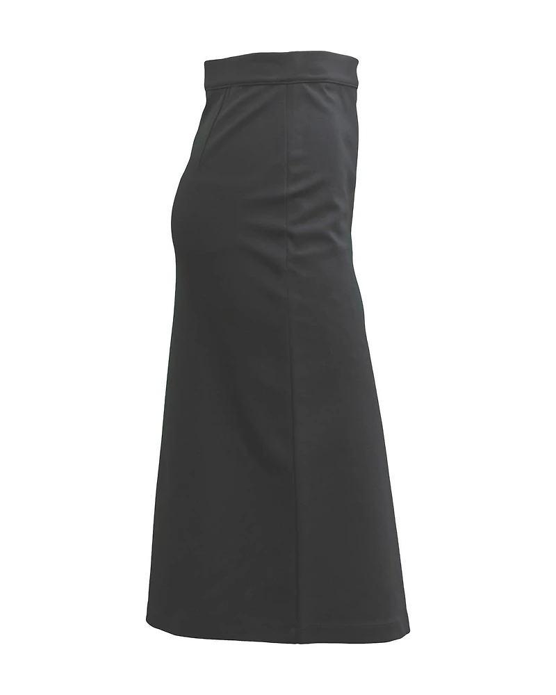 Ponte Side Slit Skirt