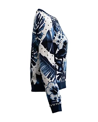 Tropical Print Pullover