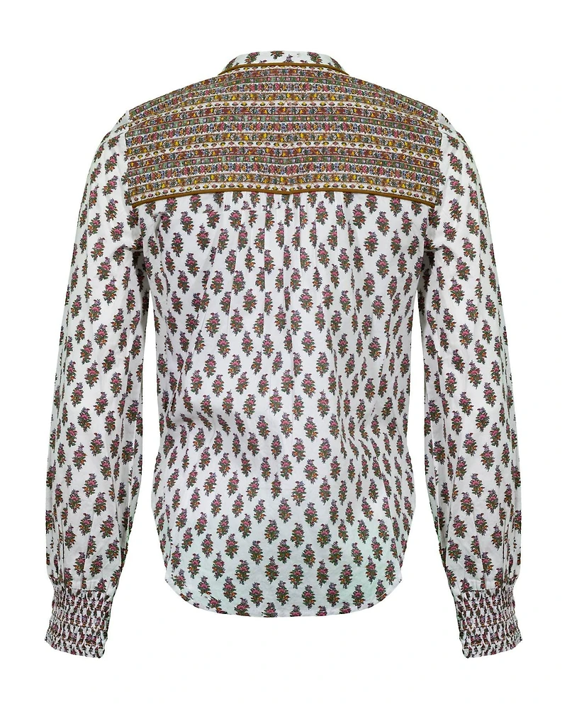 Veronica Beard Alivia Boho Floral Top