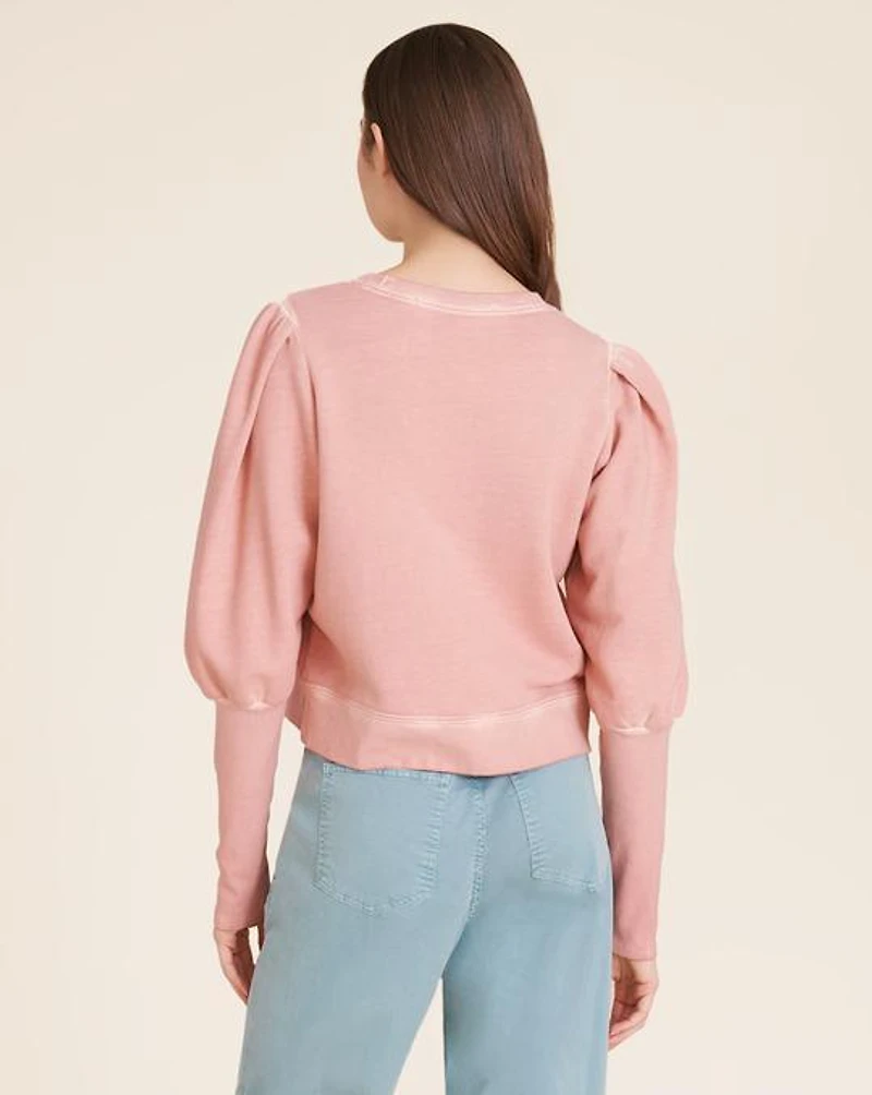 Analeigh Puff Sleeve Sweatshirt