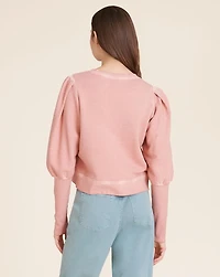 Analeigh Puff Sleeve Sweatshirt