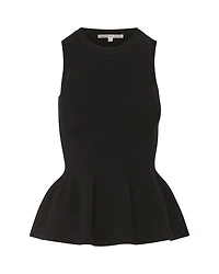 Veronica Beard Arago Peplum Top
