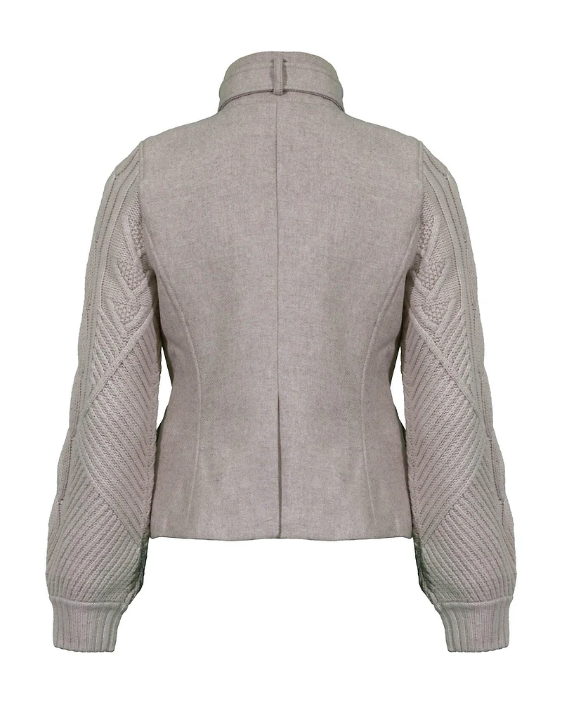 Arshia Mixed Media Jacket