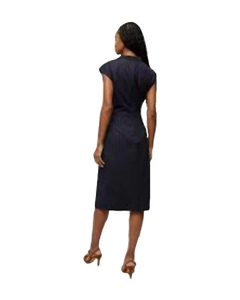 Veronica Beard Athene Pinstriped Dress