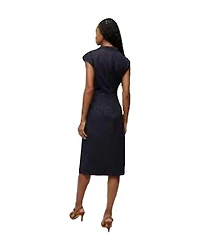 Veronica Beard Athene Pinstriped Dress