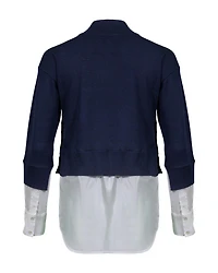 Beri Mixed Media Pullover