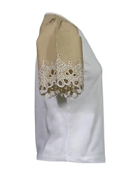 Briana Eyelet Tee