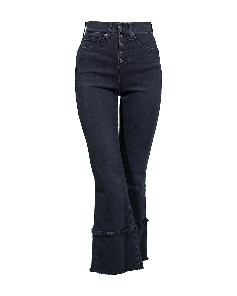 Carson Flare Pieced Hem Jeans