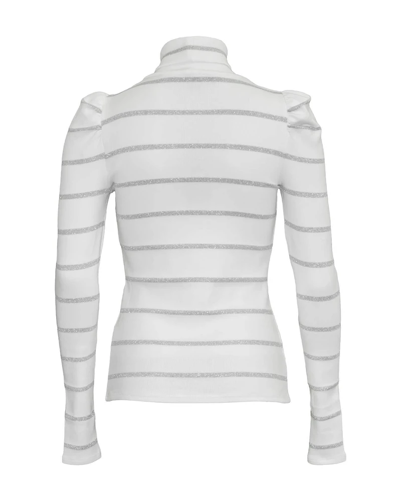 Cedar Turtleneck Pullover White