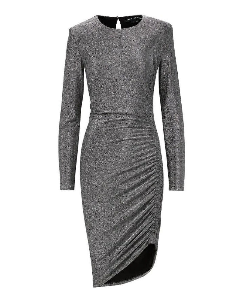 Veronica Beard Cyrus Metallic Dress