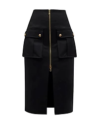 Veronica Beard Dallas Zip Front Pencil Skirt