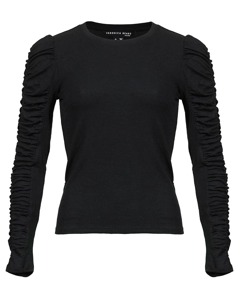 Delara Ruched Sleeve Top