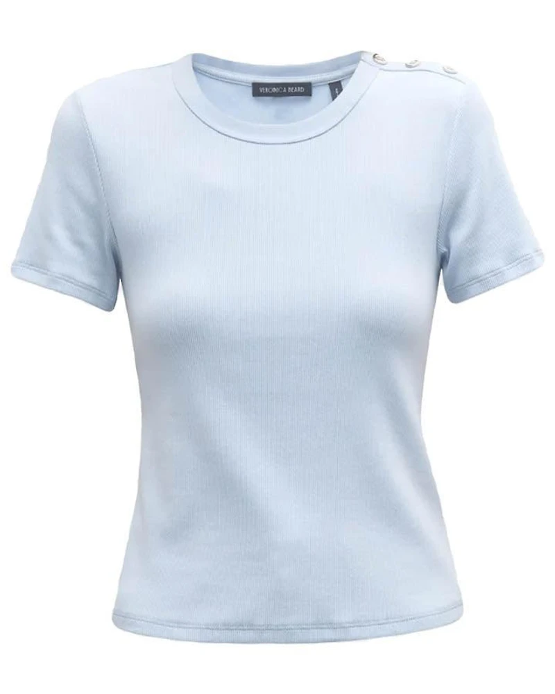 Veronica Beard Draya Button Detail Tee