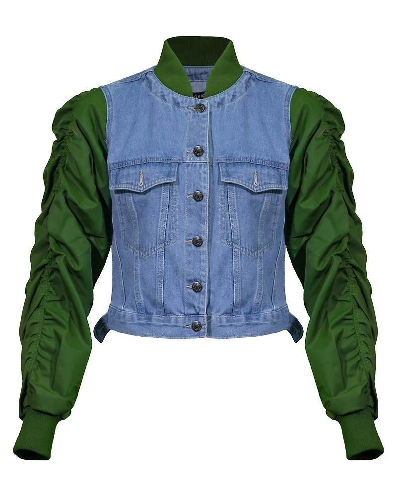 Emelia Mixed Media Jacket