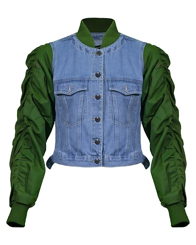 Emelia Mixed Media Jacket