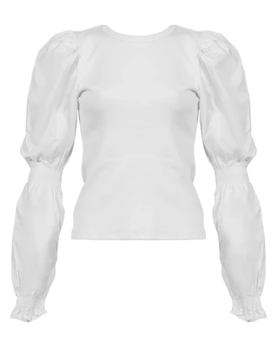 Fawn Puff Sleeve Top