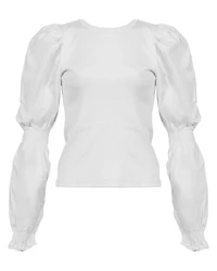 Fawn Puff Sleeve Top
