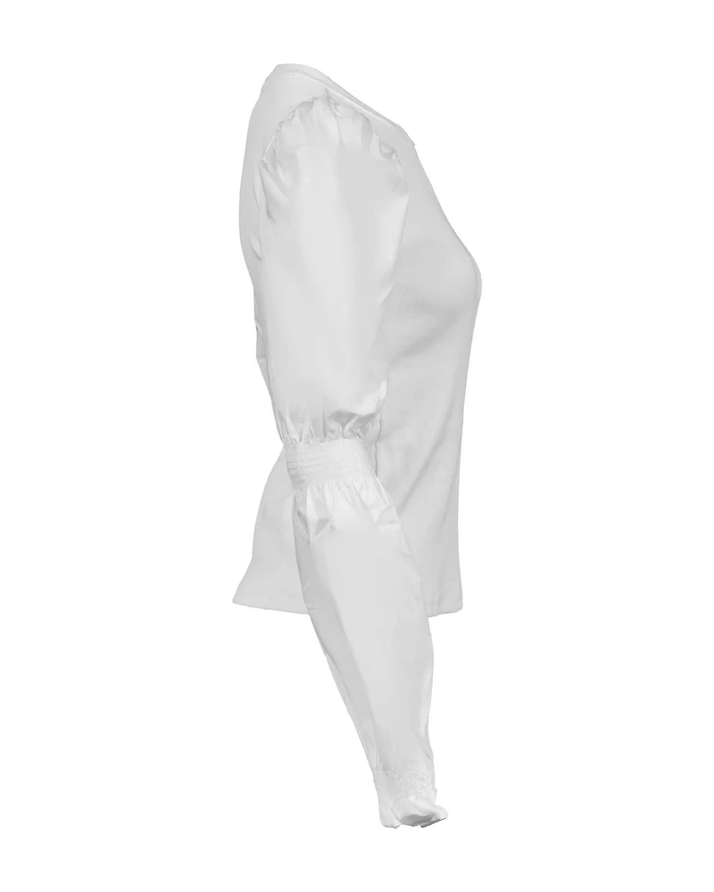 Fawn Puff Sleeve Top