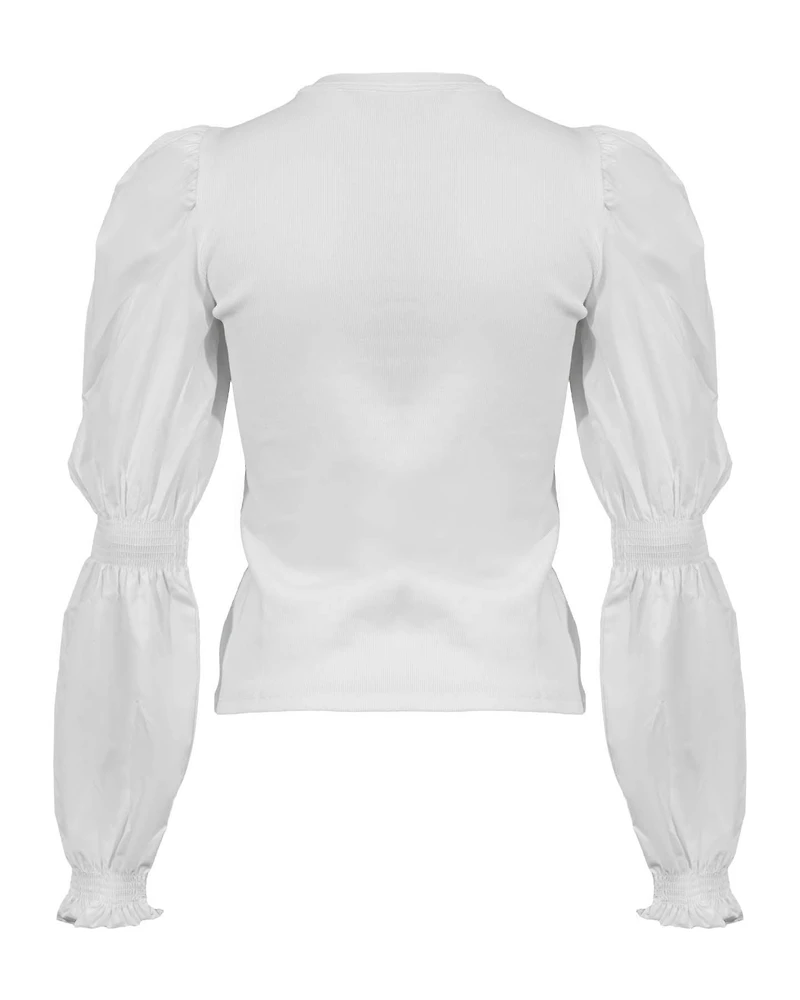 Fawn Puff Sleeve Top