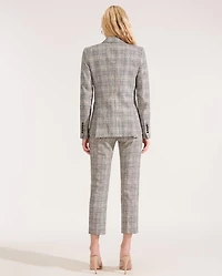 Gia Dickey Jacket Blue Check