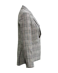 Gia Dickey Jacket Blue Check