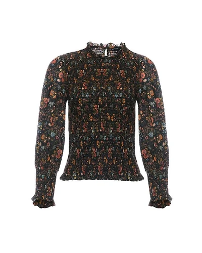 Kali Smocked Floral Top