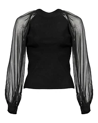 Lucienne Mixed Media Pullover