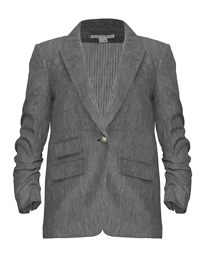 Martel Dickey Jacket Linen Herringbone