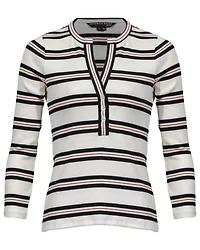 Melva Henley Stripe Pullover