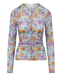 Veronica Beard Myrna Floral Top