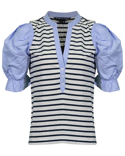 Raegan Mixed Media Top