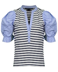 Raegan Mixed Media Top