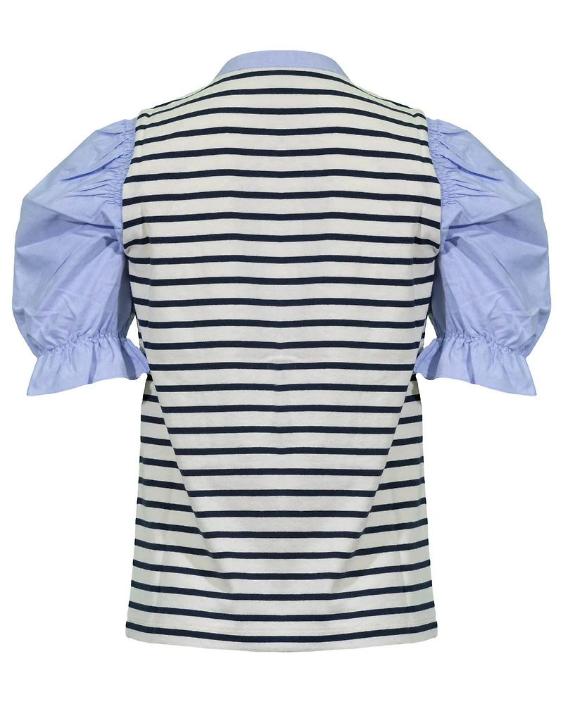 Raegan Mixed Media Top