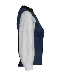 Roy Mixed Media Pullover
