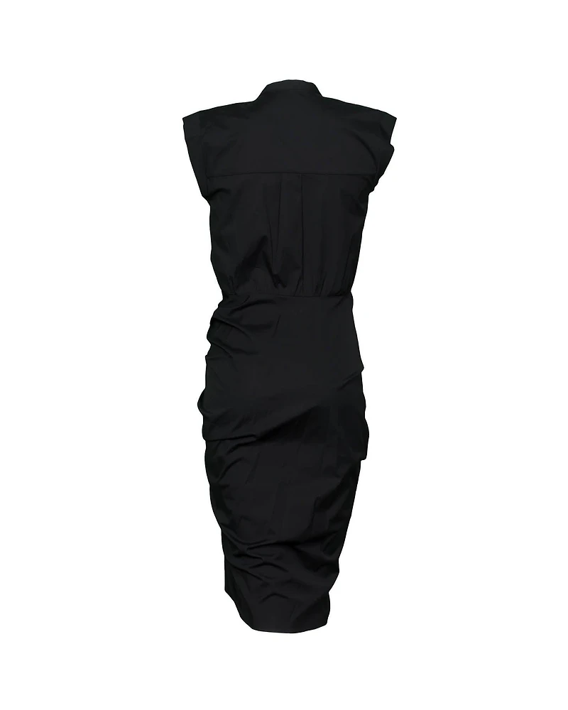 Veronica Beard Ruched Shirt Dress