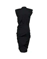 Veronica Beard Ruched Shirt Dress