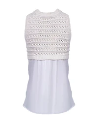 Sade Mixed Media Tank