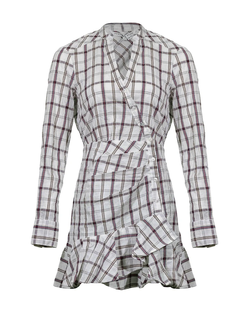 Veronica Beard Sherry Plaid Minidress