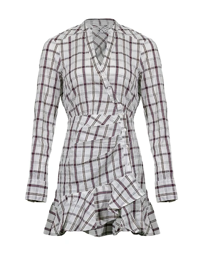 Veronica Beard Sherry Plaid Minidress